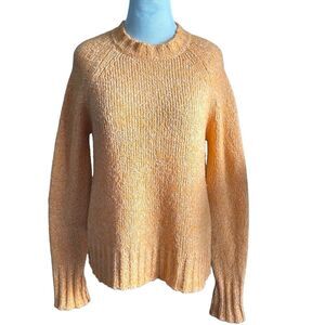Beatrice .b Women’s Wool Blend Orange Sweater Anthropologie Oversized Size S
